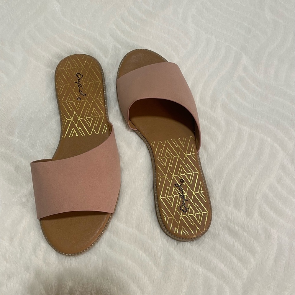 Flat slide sandal Blush - Picture 4 of 4